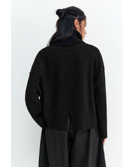 Pull&Bear Blue High Neck Jumper