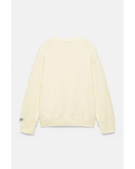 Maglia Girocollo di Pull&Bear in Natural da Uomo