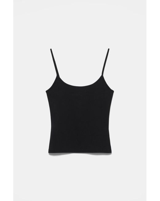 Pull&Bear Blue Strappy Top