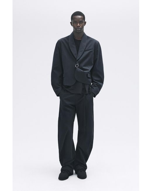 Pull&Bear Black Karoline Vitto Eyelet Blazer for men
