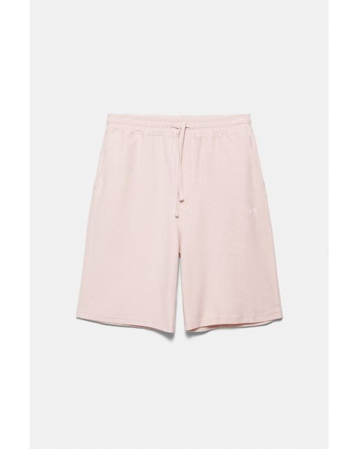 Bermuda Jogger Skater Stwd Pull&Bear pour homme en coloris Pink