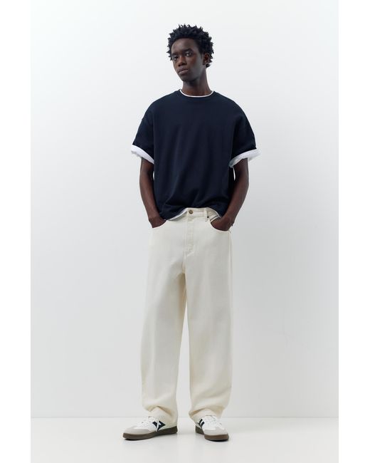 Pull&Bear Baggy Jeans in het Blue voor heren