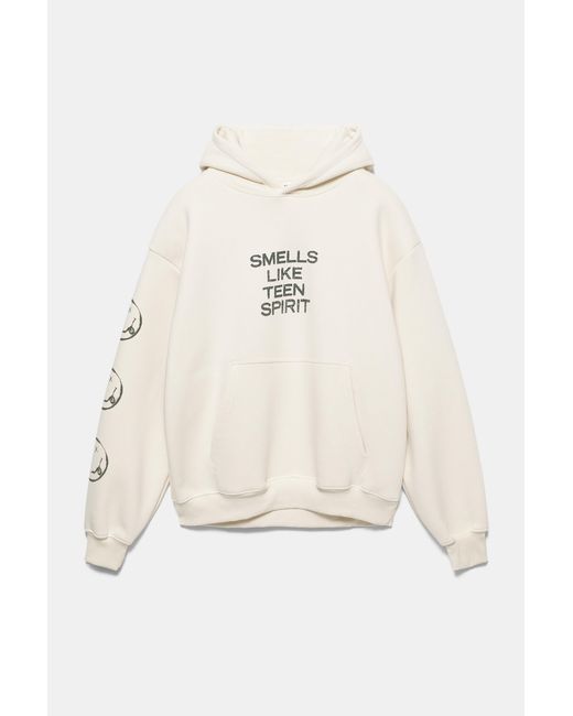 Pull&Bear Nirvana Capuchonsweater in het Gray voor heren