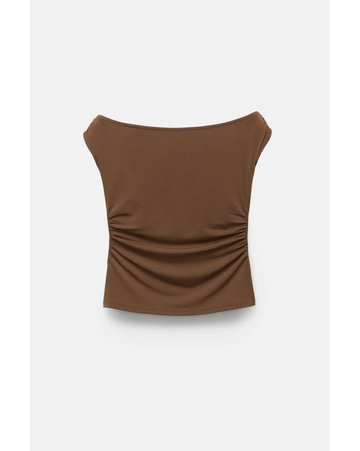 Pull&Bear Brown Top Schulterfrei