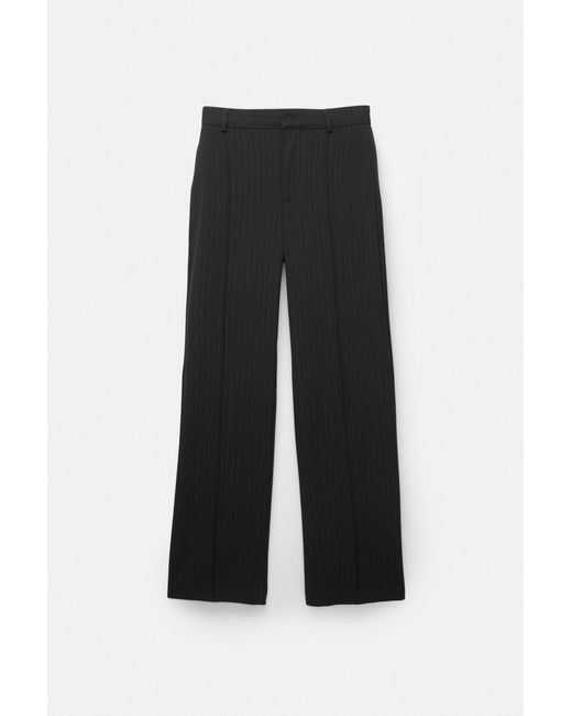 Pantaloni Eleganti Con Cucitura A Nervatura di Pull&Bear in Blue