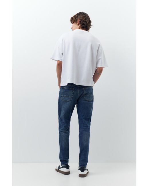 Pull&Bear Basic Skinny Jeans in het Blue voor heren