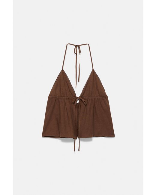 Top Halter di Pull&Bear in Multicolor