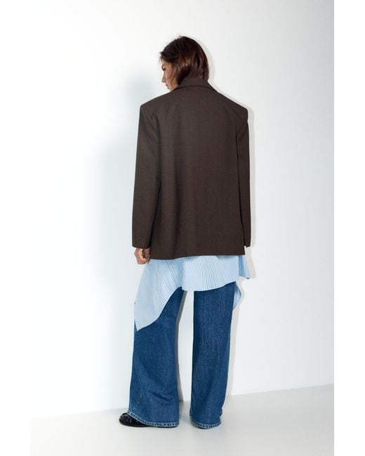 Blazer Croisé Pull&Bear en coloris Blue