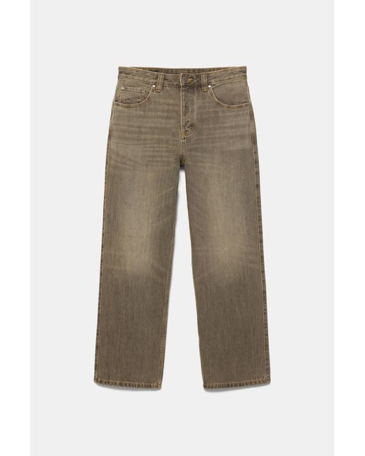Jean Regular Straight Pull&Bear pour homme en coloris Gray