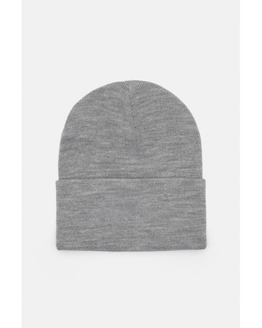 Pull&Bear Gray Beanie Hat for men