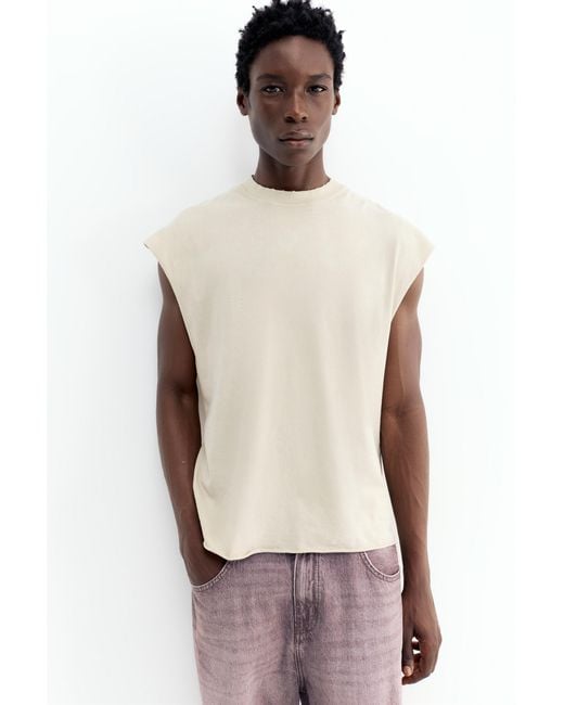 Pull&Bear Singlet Met Acid Wash in het Multicolor voor heren
