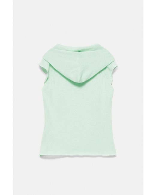 T-Shirt En Maille Fine À Capuche Pull&Bear en coloris Multicolor