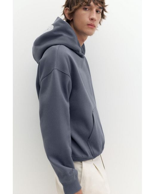 Sweat Boxy À Capuche Pull&Bear pour homme en coloris Blue
