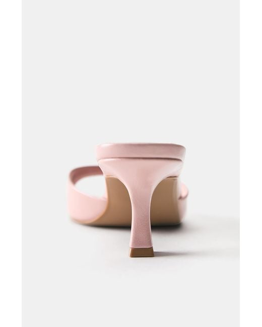 Pull&Bear Pink Absatz-Mules