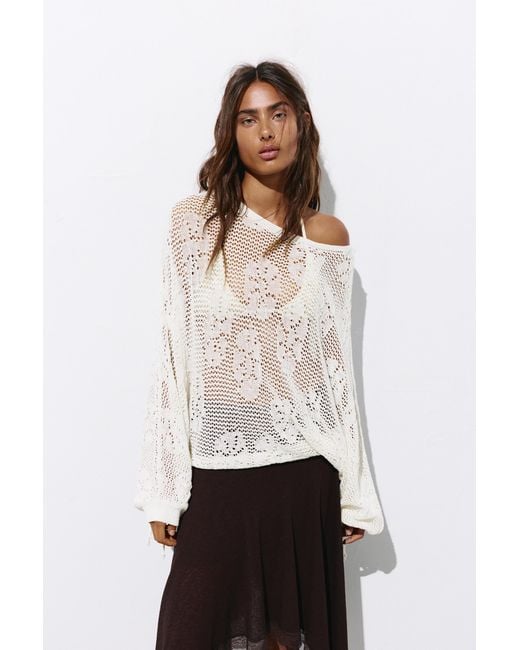 Pull&Bear Black Cutwork Jumper