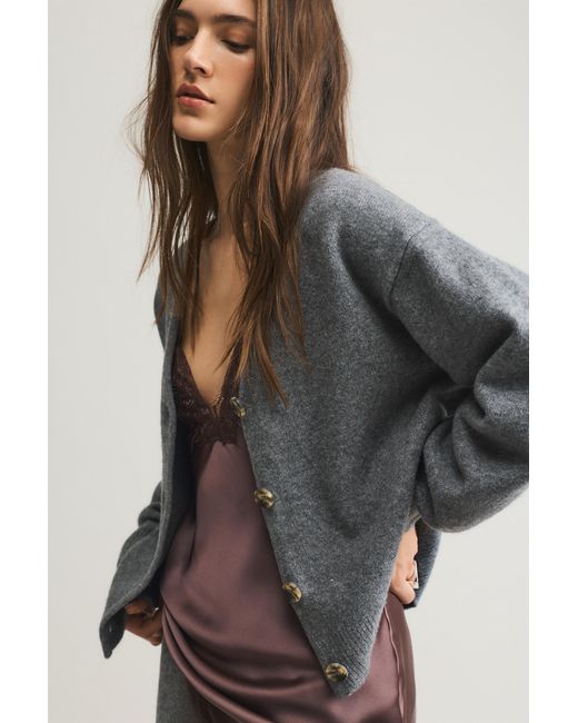 Pull&Bear Black Soft Knit Cardigan