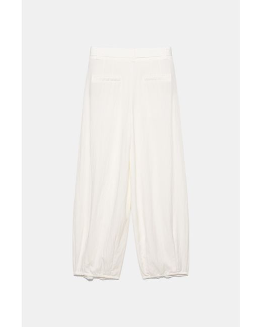 Pull&Bear Multicolor Sarouel Trousers With Darts