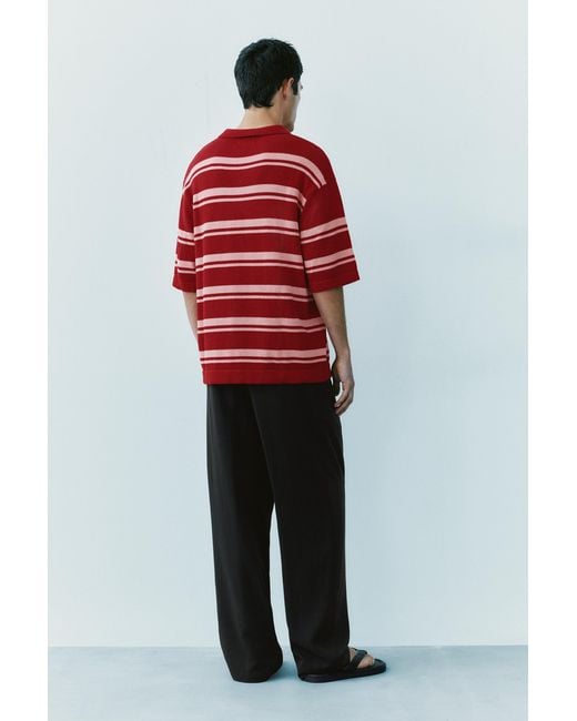 Pull&Bear Green Tailored Jogging Trousers for men