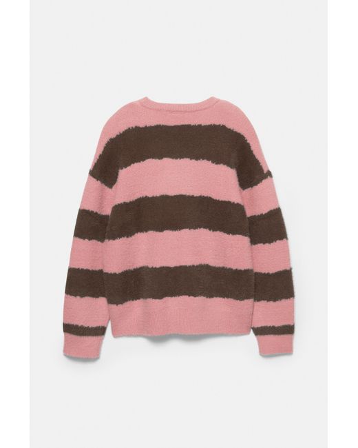 Pull À Rayures Pull&Bear pour homme en coloris Red