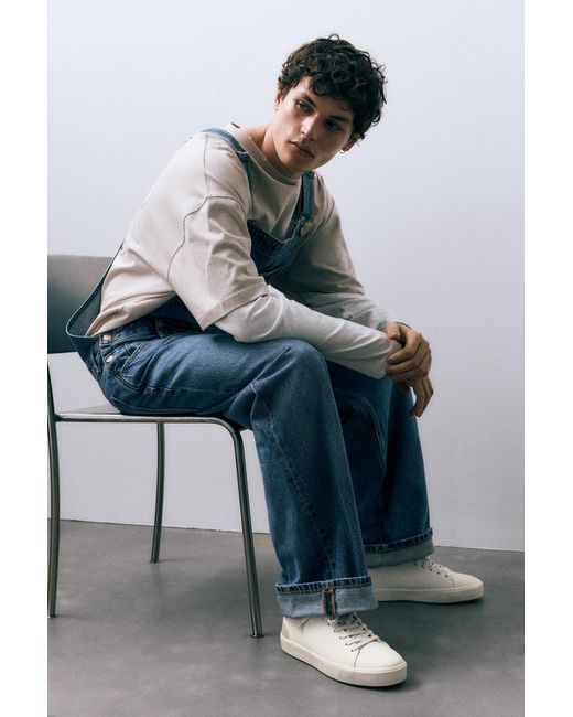 Pull&Bear Gray Casual Trainers With Detail for men