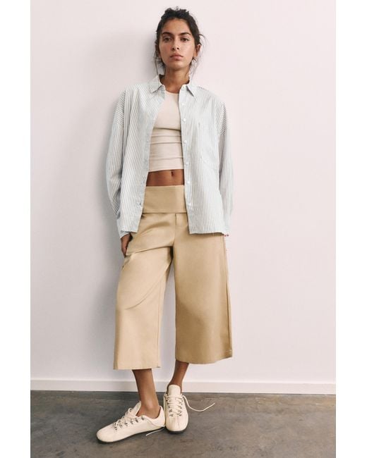 Chemise Rayée Brodée Pull&Bear en coloris Multicolor