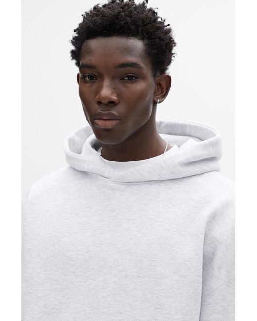 Pull&Bear Boxy-Kapuzenpullover in White für Herren