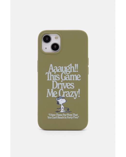 Pull&Bear Green Snoopy Iphone Case for men