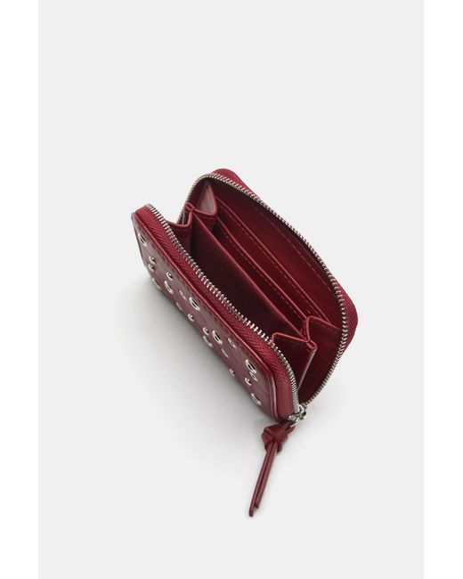 Pull&Bear Purple Studded Wallet