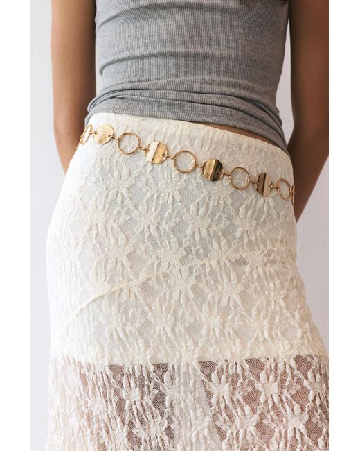Pull&Bear Natural Circle Chain Belt