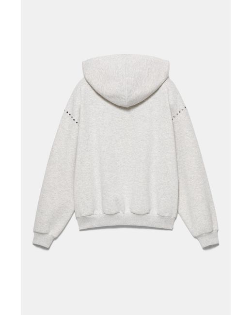 Pull&Bear Hoodie Met Studs in het Multicolor