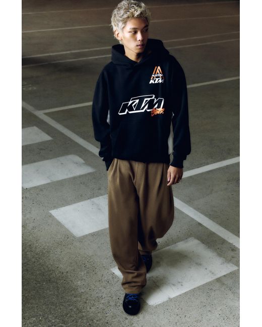 Sweat À Capuche Ktm Pull&Bear pour homme en coloris Black