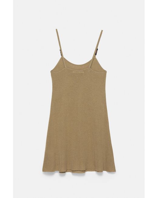 Pull&Bear Multicolor Strappy Knit Short Dress