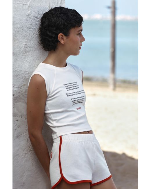 Canotta Camarón De La Isla di Pull&Bear in Multicolor