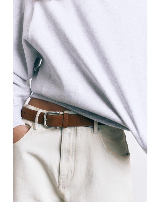 Pull&Bear White Oversize Fleece Sweatshirt