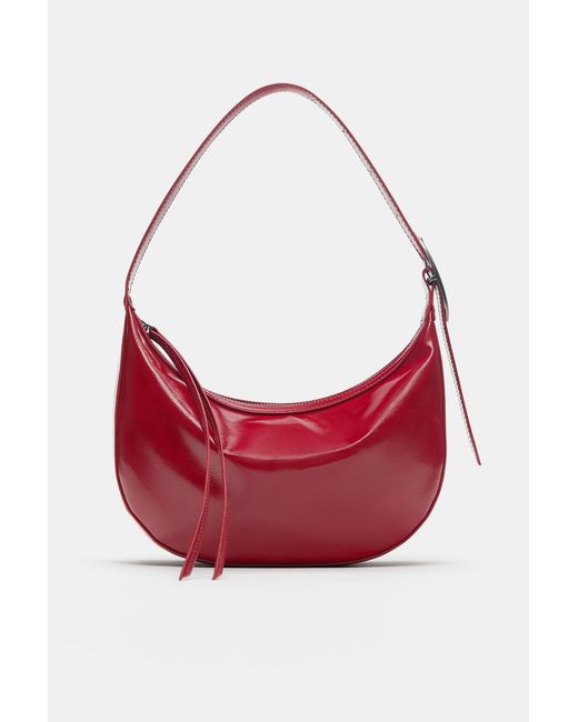 Pull&Bear Gray Shoulder Bag With Strap Detail