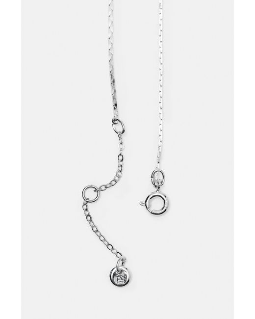 Pull&Bear White Lariat-Halskette