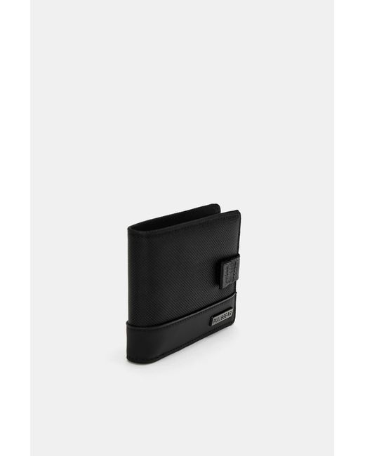 Pull&Bear Black Nylon Wallet for men