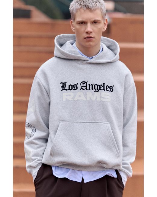 Pull&Bear Blue Nfl Los Angeles Hoodie for men