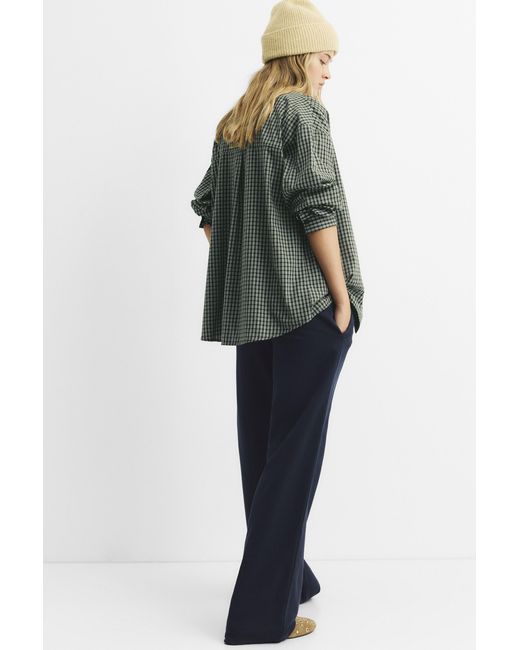 Pull&Bear Blue Wide-Leg Tracksuit Bottoms