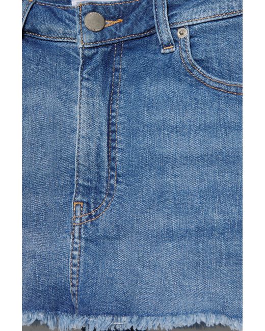 Pull&Bear Blue Denim Skort