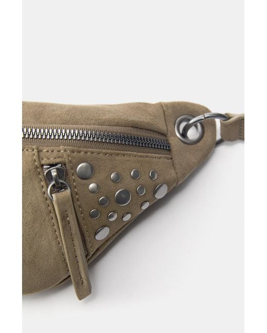 Marsupio Borchie di Pull&Bear in Gray