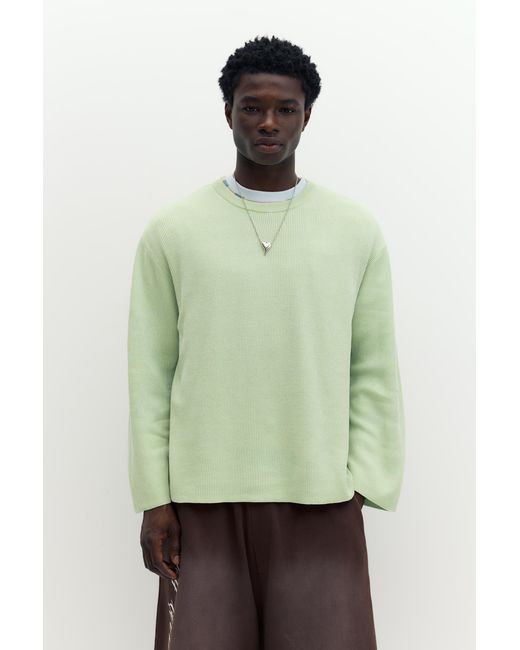 Pull&Bear Pullover Mit Rundausschnitt in Green für Herren