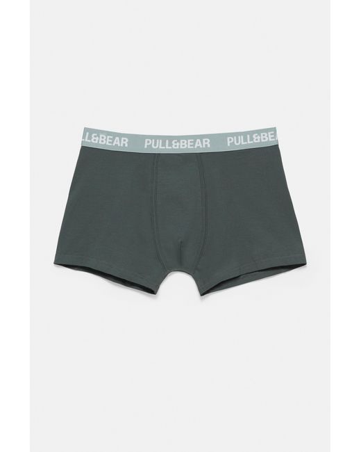 Pack 3 Boxer di Pull&Bear in Black da Uomo