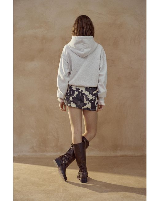 Pull&Bear Multicolor Studded Hoodie