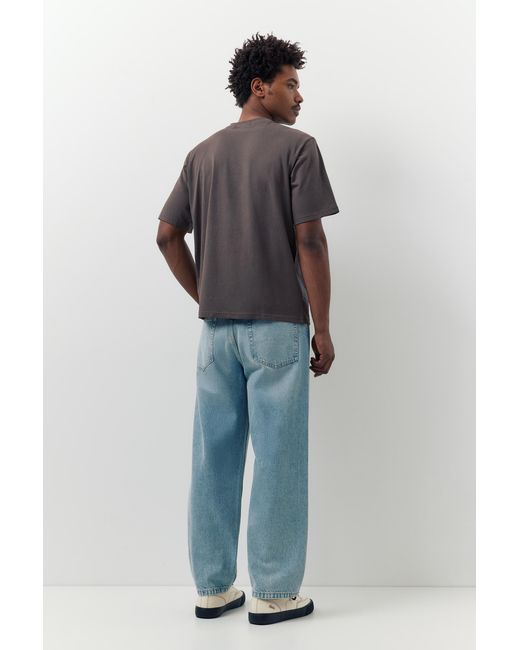 Pull&Bear 2-Pack Basic T-Shirts in het Blue voor heren