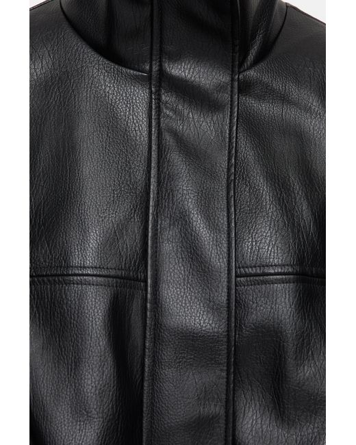 Pull&Bear Balloon Jack Met Leereffect in het Gray
