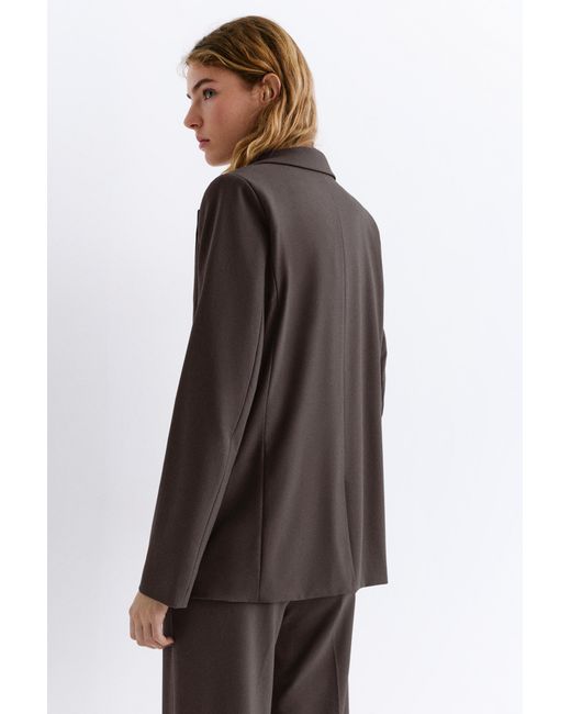 Pull&Bear Brown Basic-Blazer