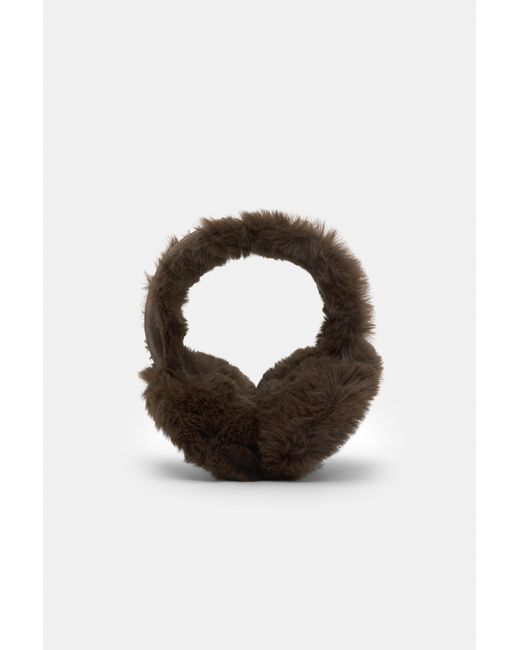 Pull&Bear Black Faux Fur Ear Muffs