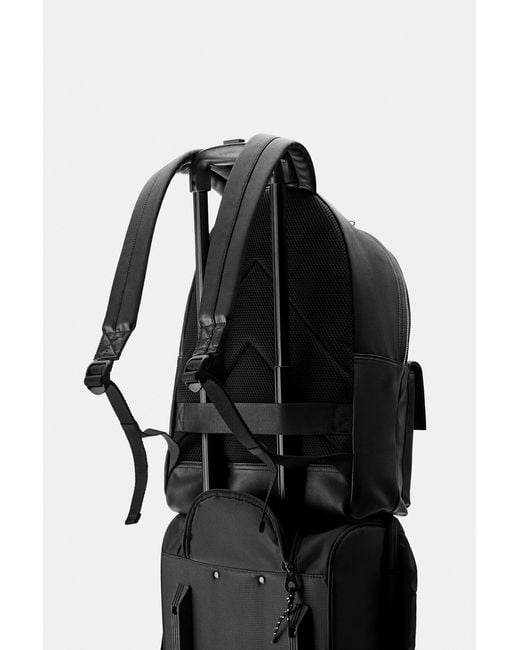 Pull&Bear Blue Casual Flap Backpack for men