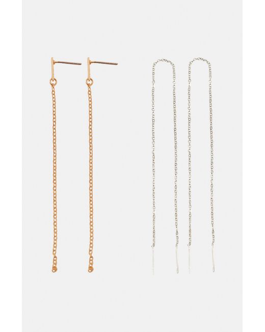 Pull&Bear White Pack Ohrringe Earcuff